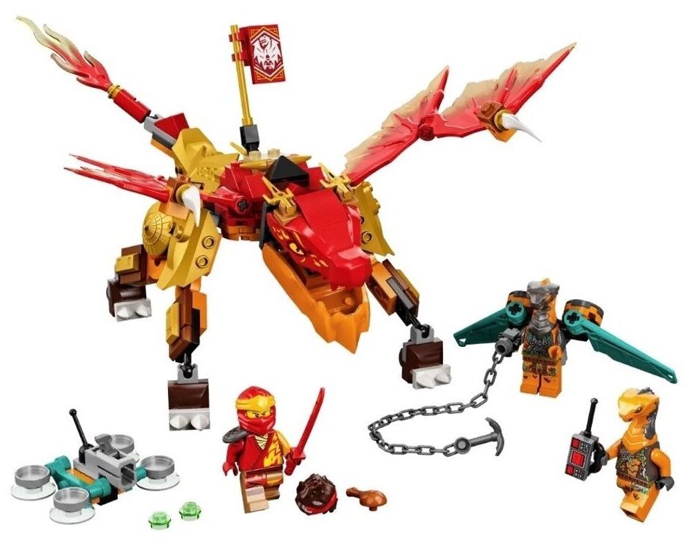 Конструктор LEGO Ninjago 71762 Огненный дракон ЭВО Кая