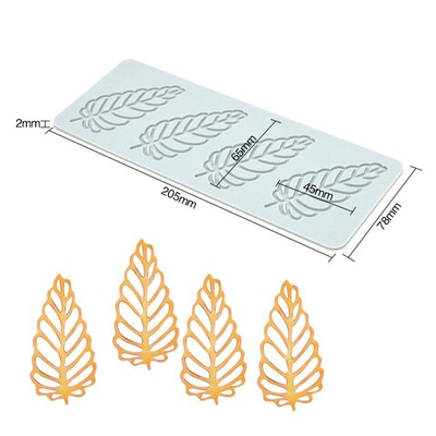 Силиконовый коврик для декора "Лист №9"
