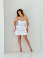 Платье с розами