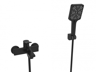 243532-C Смеситель од. для ванны кор. (ЧЕРНЫЙ) ViEiR (10/1шт)