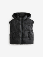 Жилет дутый для девочки Next E25-200, Черный