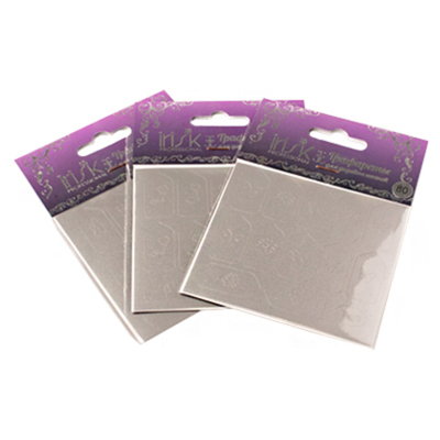 IRISK Трафарет для дизайна ногтей №82, серебро