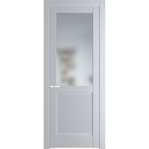 Межкомнатная дверь эмаль Profil Doors 2.2.2PM лайт грей остеклённая