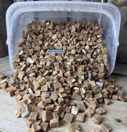 V1.K.crema-brown смальта разноформатная колотая бежево-коричневых оттенков