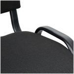 Стул Helmi HL-F01 "Изо", каркас черный, обивка ткань черная