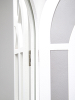 Зеркало на стену интерьерное в раме, фальш-окно "Окно-арка" 77*43 см Elenadecor