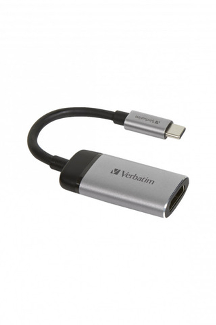 Адаптер Verbatim USB-C / HDMI 4K с кабелем 10 см