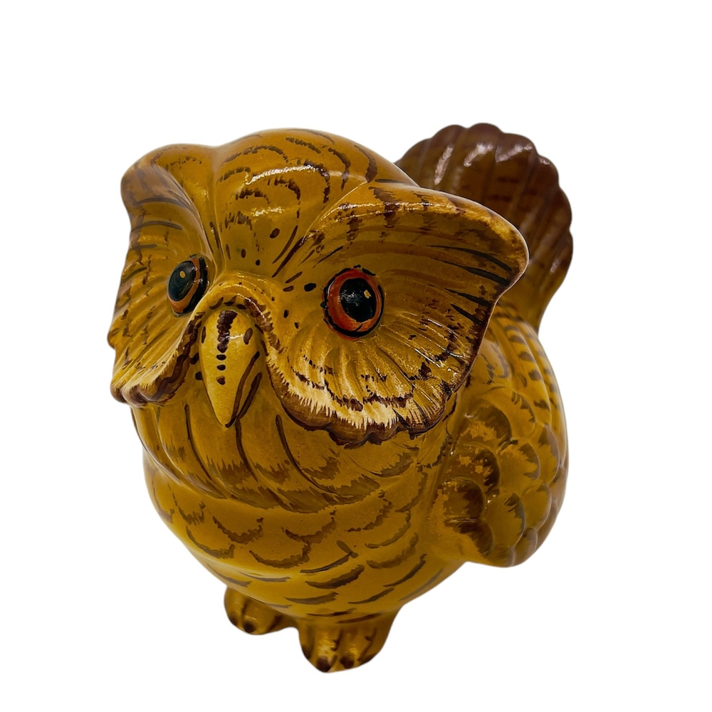 Сова керамическая, средняя