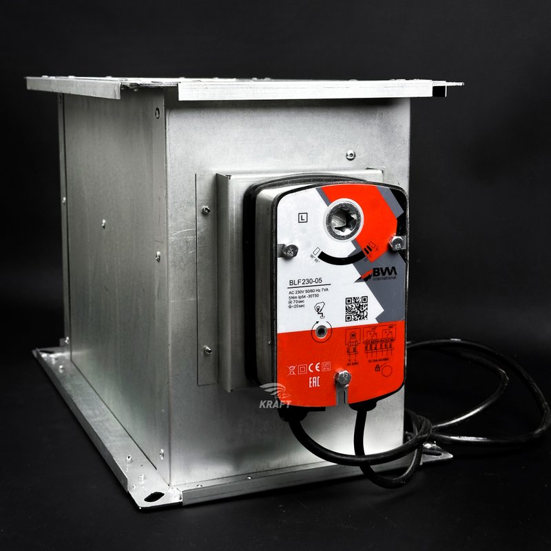 Клапан противопожарный КПС-EI90-НО(НЗ)-МВ(220) 150*150