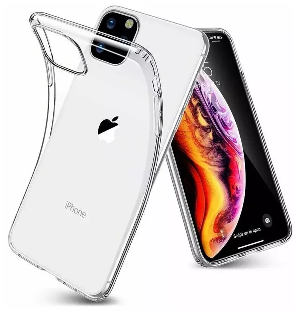 Чехол силиконовый для iPhone 11 Pro прозрачный