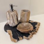 Набор из окаменелого дерева 4 предм Fossil Set NF-63292 поднос 149
