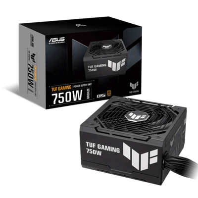 Блок питания ASUS  750W, TUF Gaming 750W Bronze, Non Modular, 80+ BRONZE, КПД 89%, TUF-GAMING-750B