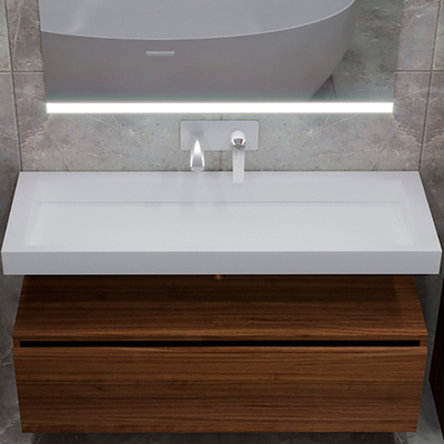 Раковина-столешница 100х45 см Armadi Art Flat 859-100