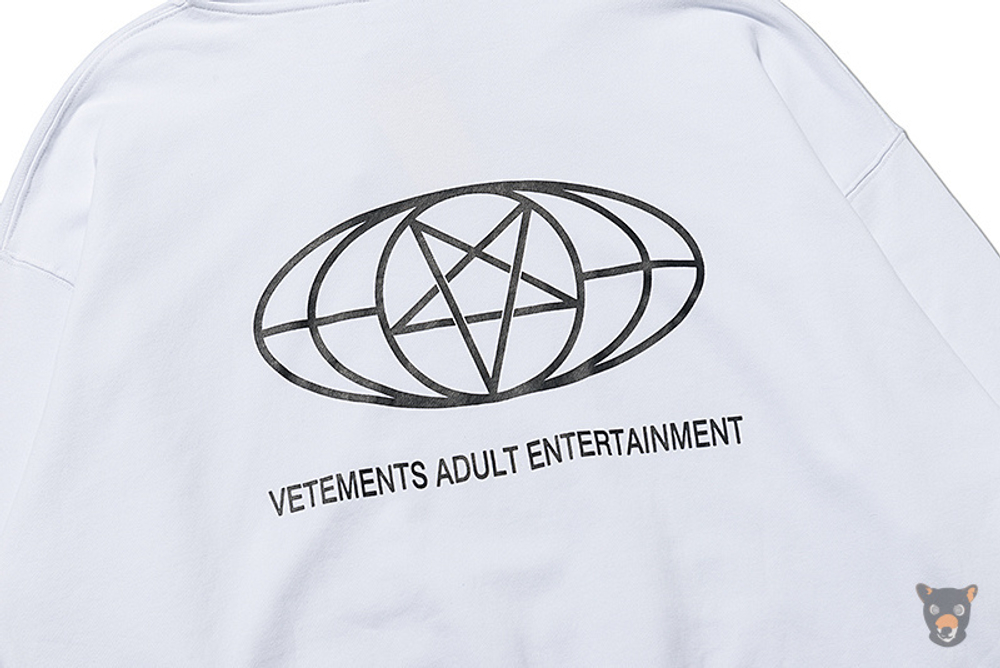 Худи Vetements "Adult Entertainment"