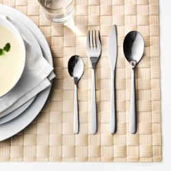 IKEA FÖRNUFT  (ИКЕА ФÖРНУФТ)  -  Набор столовых приборов, 24 предмета, нержавеющая сталь