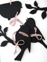 Настенный декор "Птички"