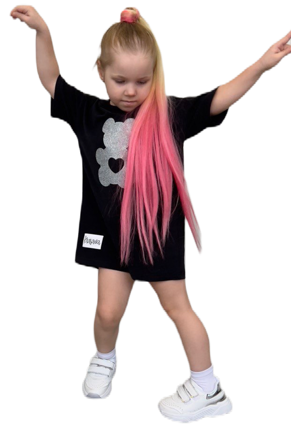 Платье с принтом