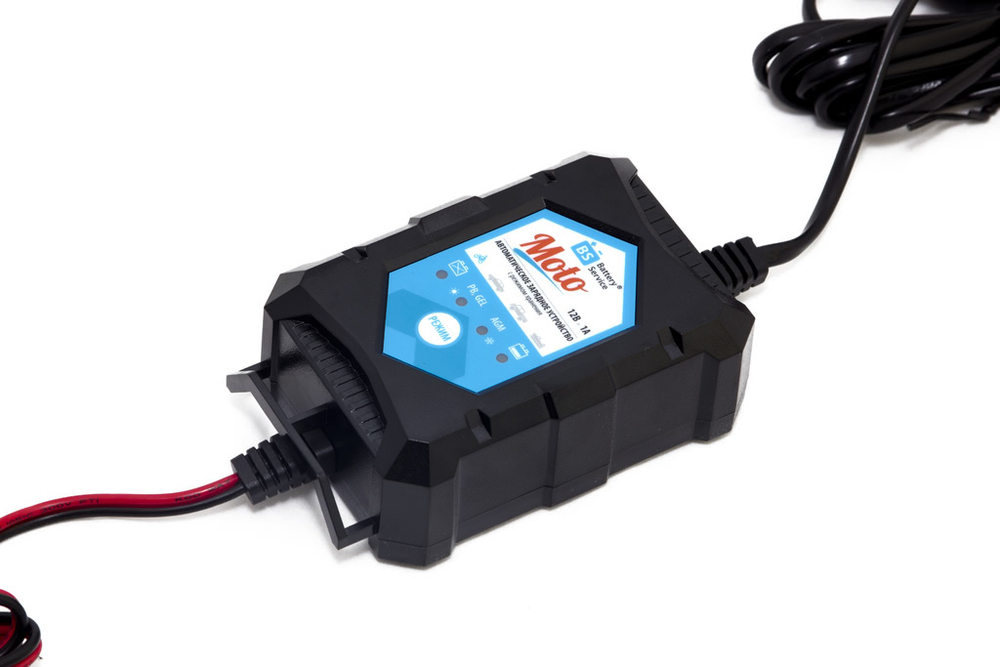 Зарядное устройство Battery Service 12В, 1А МОТО;PL-C001P