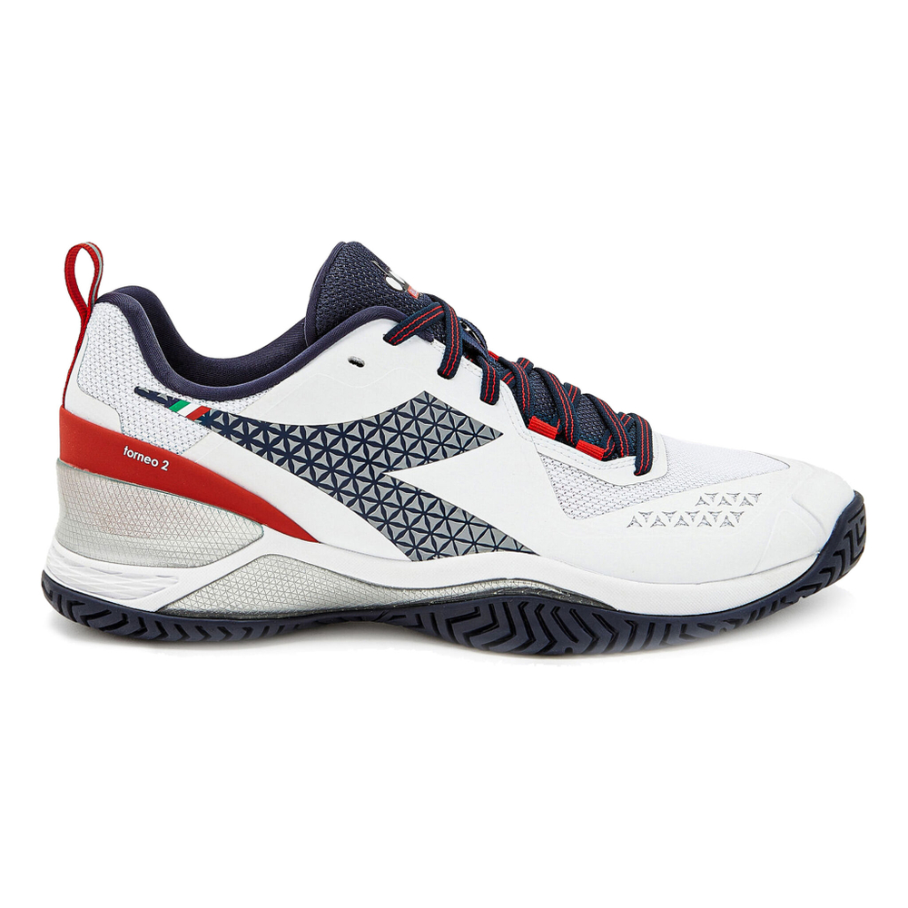 Мужские теннисные кроссовки Diadora Blushield Torneo 2 All Court Shoe Men - White, Dark Blue