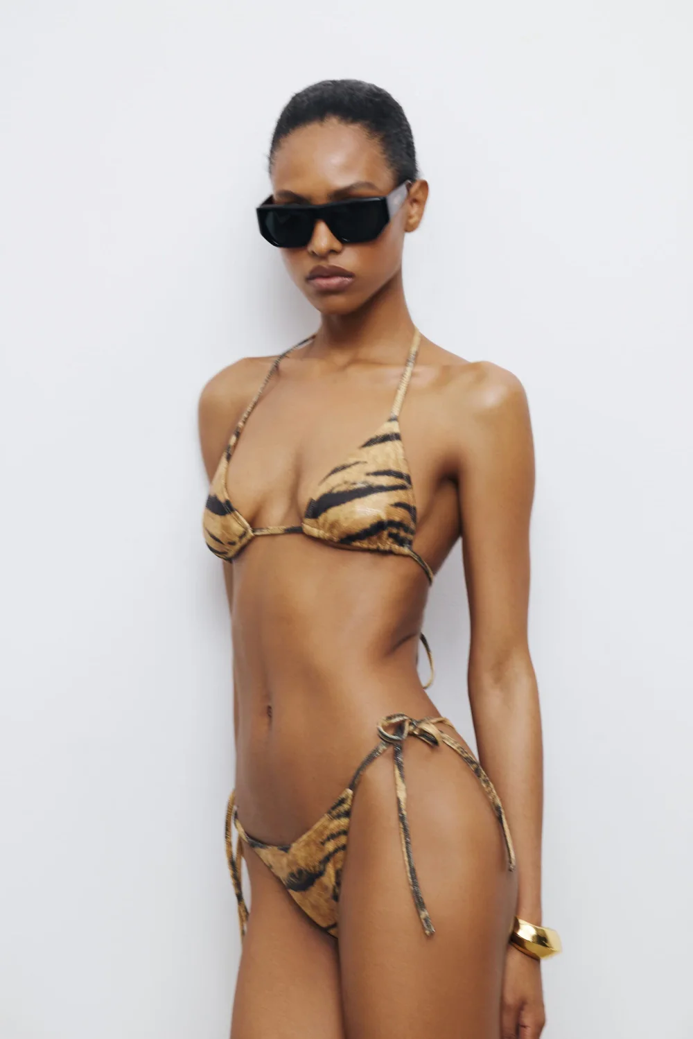 Плавки TIGER SKIN BIKINI, Коричневый
