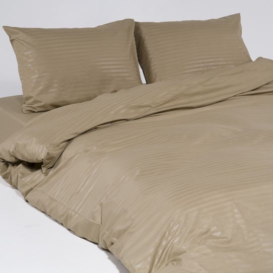 Пододеяльник Beigen , страйп полисатин  200x220  HOMY