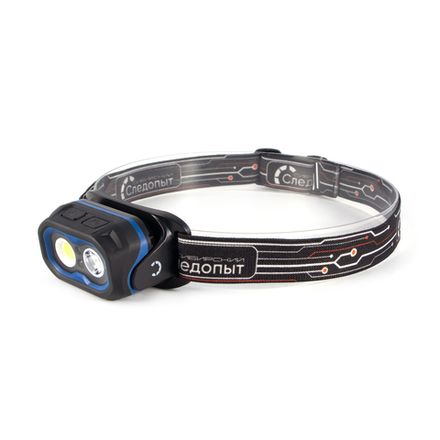 Фонарь налобный &quot;СИБИРСКИЙ СЛЕДОПЫТ-NARVI&quot;, 1 LED+1 СОВ, аккум.1x2000mAh/67/
