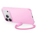 Пластиковый чехол MagSafe с ремешком-подставкой Beats Kickstand Case для iPhone 17 Pro Тонкий матовый гибридный поликарбонатный чехол с сенсорной накладкой для Контроллера камеры и съёмным ремешком