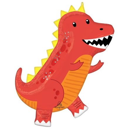 Фигура "Веселый красный динозаврик"