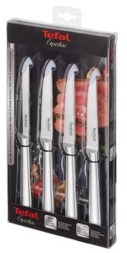 Набор ножей для стейка Tefal Expertise 4 предмета K121S414