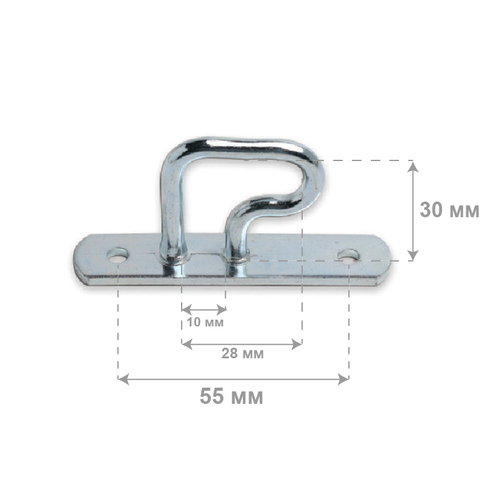 Скоба Г-образная h=30 мм 150 шт.