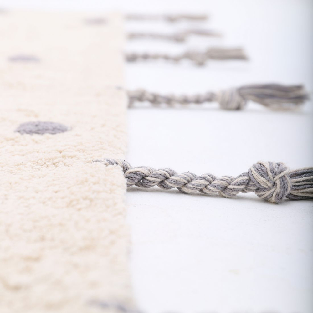 Стираемый коврик Nattiot Nümi Gris (100 x 150 см), хлопок, бежевый