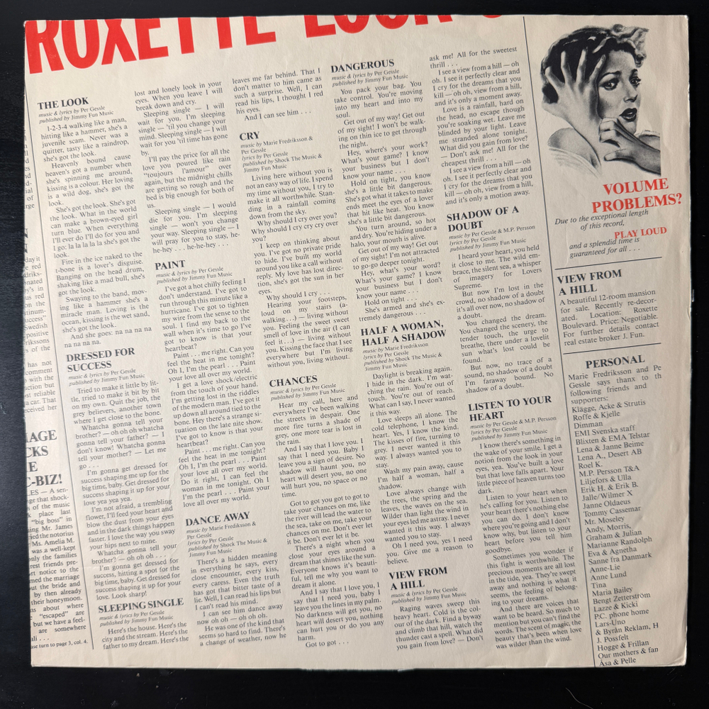 Виниловая пластинка Roxette - Look Sharp! LP