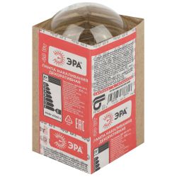 Лампочка ЭРА P45 40Вт Е14 / E14 230В шар прозрачный в гофре