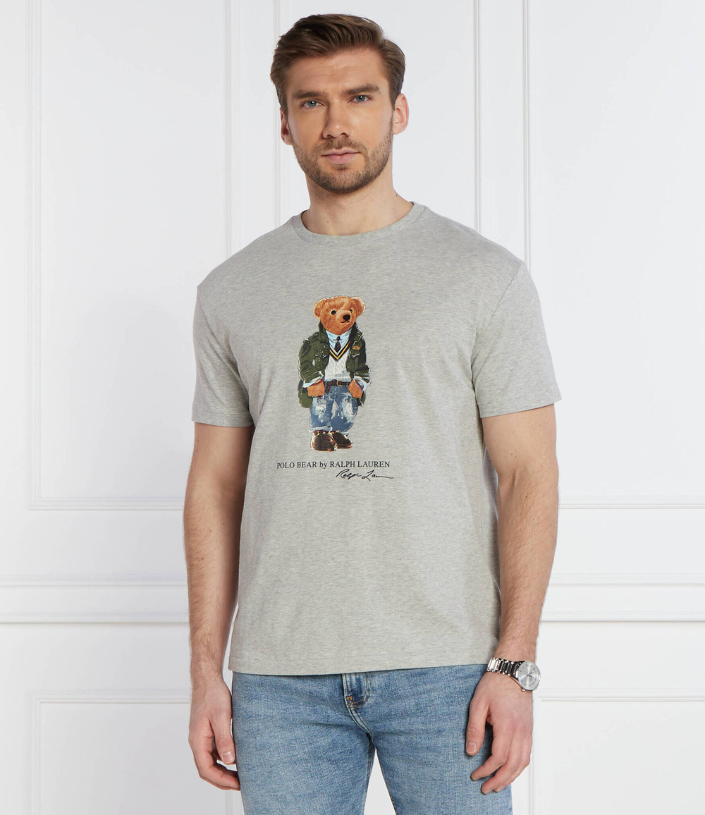 Футболка POLO RALPH LAUREN - серый(710854497)