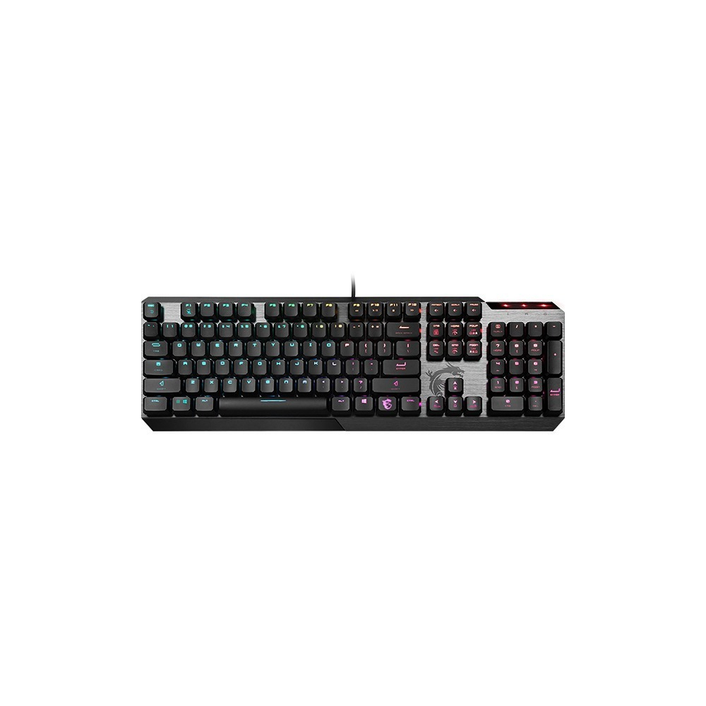 Клавиатура MSI GAMING BLACK RU VIGOR GK50 LOW PROFILE RU (S11-04RU225-GA7)