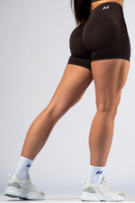 Шорты High-Waist Push-Up Shorts POWER 893 Коричневые