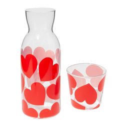 Набор из кувшина и стакана Love, 2 шт.