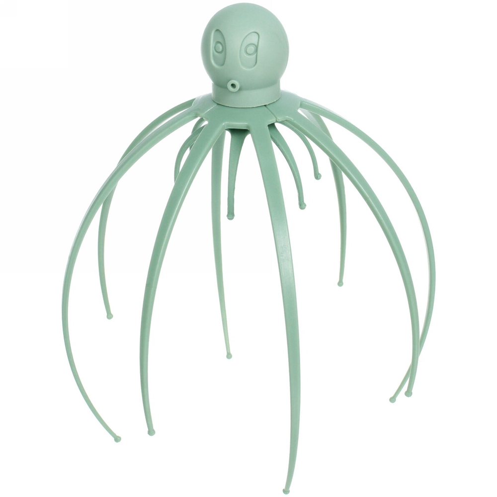 Массажер для головы «RELAX» 17*14 см, зеленый