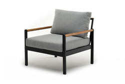 Лаунж зона из алюминия MAYA L темный графит