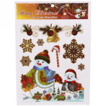 Набор наклеек «Новогоднее чудо» 21,5*30,5 см