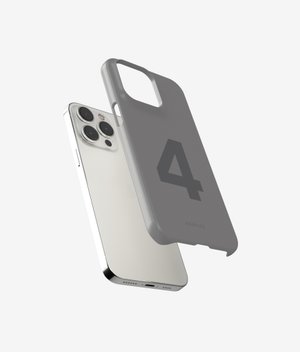 Чехол NUMBERS для iPhone | Серый