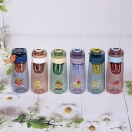 Бутылка питьевая пластиковая 430мл «Фрукты Лето»