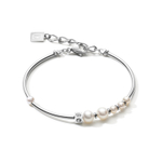 Браслет Coeur de Lion Asymmetry White-Silver 1102/30-1417 цвет серебряный, белый