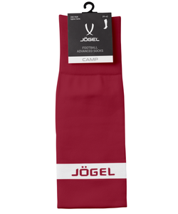 Гетры футбольные CAMP ADVANCED SOCKS, гранатовый/белый