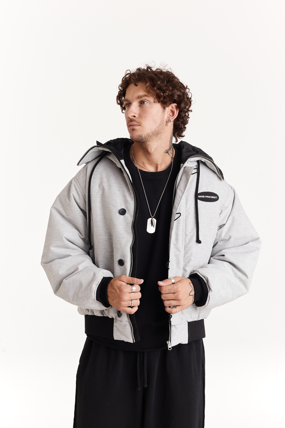 Bomber Alaska Grey Melange