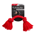 Playology жевательный канат DRI-TECH ROPE для собак средних пород с ароматом говядины, средний, цвет красный