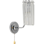 Бра светильник Rivoli   1063-401 настенный 1хЕ14 40 Вт хрусталь с выключателем