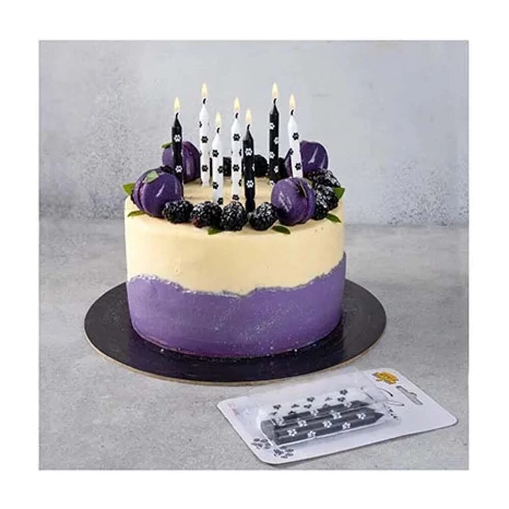 Свечи для торта Котики, 12 штук