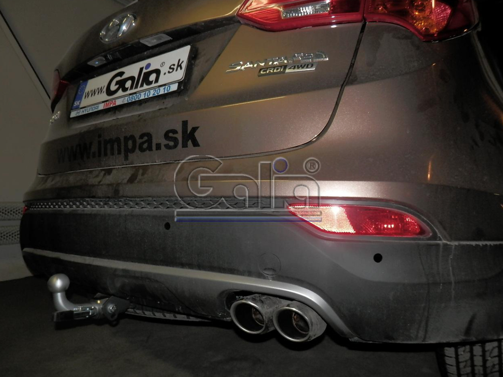 Фаркоп оцинкованный Galia H091C для Hyundai Santa Fe 2012-2018, Kia Sorento 2012-2015, 2015-(паспорт и сертификат в комплекте)(без электрики)