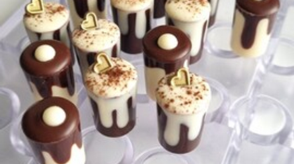 884| Форма для шоколадных изделий "Цилиндр" (275*175мм)